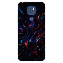 Átlátszó szilikon tok az alábbi mobiltelefonokra Motorola Moto G9 Play - Noir