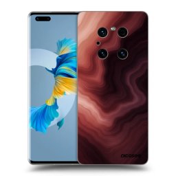Átlátszó szilikon tok az alábbi mobiltelefonokra Huawei Mate 40 Pro - Rouge