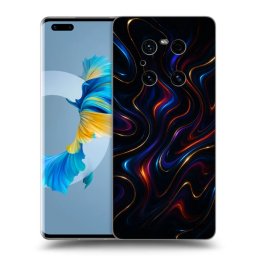 Átlátszó szilikon tok az alábbi mobiltelefonokra Huawei Mate 40 Pro - Noir