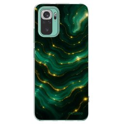 Átlátszó szilikon tok az alábbi mobiltelefonokra Xiaomi Redmi Note 10 Pro - Emerald