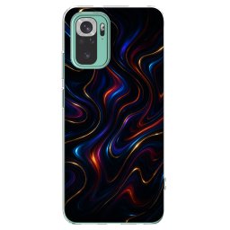 Átlátszó szilikon tok az alábbi mobiltelefonokra Xiaomi Redmi Note 10 Pro - Noir