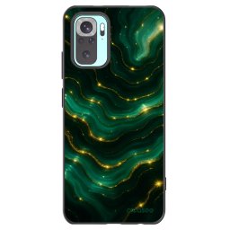 Fekete szilikon tok az alábbi mobiltelefonokra Xiaomi Redmi Note 10 Pro - Emerald