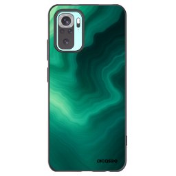 Fekete szilikon tok az alábbi mobiltelefonokra Xiaomi Redmi Note 10 Pro - Malachite