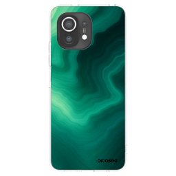 Átlátszó szilikon tok az alábbi mobiltelefonokra Xiaomi Mi 11 - Malachite
