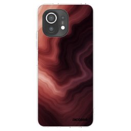 Átlátszó szilikon tok az alábbi mobiltelefonokra Xiaomi Mi 11 - Rouge