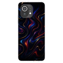 Átlátszó szilikon tok az alábbi mobiltelefonokra Xiaomi Mi 11 - Noir