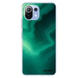 Átlátszó szilikon tok az alábbi mobiltelefonokra Xiaomi Mi 11 Lite - Malachite