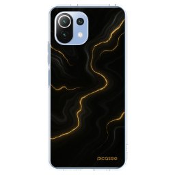 Átlátszó szilikon tok az alábbi mobiltelefonokra Xiaomi Mi 11 Lite - Thunder