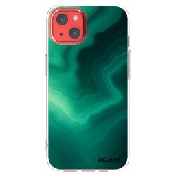 Átlátszó szilikon tok az alábbi mobiltelefonokra Apple iPhone 13 - Malachite