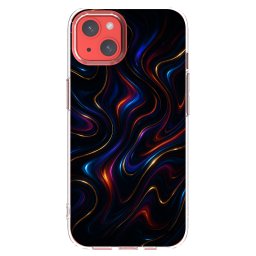 Átlátszó szilikon tok az alábbi mobiltelefonokra Apple iPhone 13 - Noir