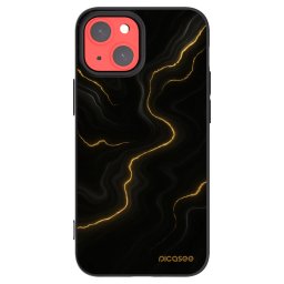 Fekete szilikon tok az alábbi mobiltelefonokra Apple iPhone 13 mini - Thunder