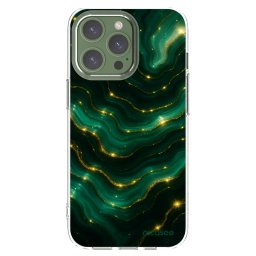 Átlátszó szilikon tok az alábbi mobiltelefonokra Apple iPhone 13 Pro - Emerald