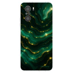 Átlátszó szilikon tok az alábbi mobiltelefonokra Xiaomi Poco F3 - Emerald