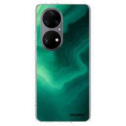 Átlátszó szilikon tok az alábbi mobiltelefonokra Huawei P50 - Malachite