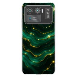Átlátszó szilikon tok az alábbi mobiltelefonokra Xiaomi Mi 11 Ultra - Emerald