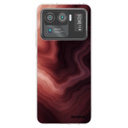 Átlátszó szilikon tok az alábbi mobiltelefonokra Xiaomi Mi 11 Ultra - Rouge
