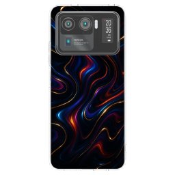 Átlátszó szilikon tok az alábbi mobiltelefonokra Xiaomi Mi 11 Ultra - Noir