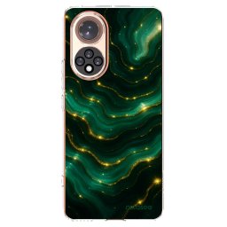 Átlátszó szilikon tok az alábbi mobiltelefonokra Huawei Nova 9 - Emerald