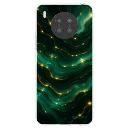 Átlátszó szilikon tok az alábbi mobiltelefonokra Huawei Nova 8i - Emerald