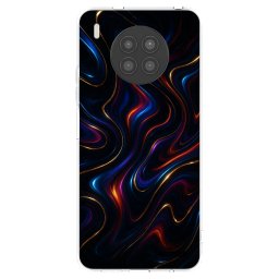 Átlátszó szilikon tok az alábbi mobiltelefonokra Huawei Nova 8i - Noir