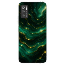 Átlátszó szilikon tok az alábbi mobiltelefonokra Xiaomi Poco M3 Pro 5G - Emerald