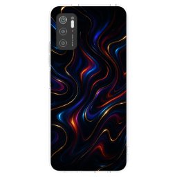 Átlátszó szilikon tok az alábbi mobiltelefonokra Xiaomi Poco M3 Pro 5G - Noir