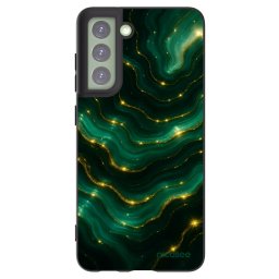 Fekete szilikon tok az alábbi mobiltelefonokra Samsung Galaxy S21 FE 5G - Emerald