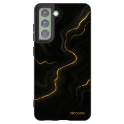 Fekete szilikon tok az alábbi mobiltelefonokra Samsung Galaxy S21 FE 5G - Thunder