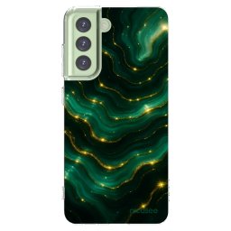 Átlátszó szilikon tok az alábbi mobiltelefonokra Samsung Galaxy S21 FE 5G - Emerald