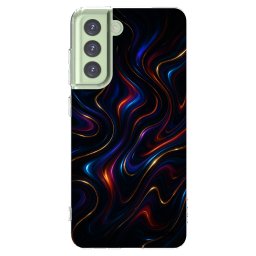Átlátszó szilikon tok az alábbi mobiltelefonokra Samsung Galaxy S21 FE 5G - Noir