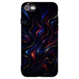 Fekete szilikon tok az alábbi mobiltelefonokra Apple iPhone SE 2022 - Noir