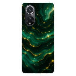 Átlátszó szilikon tok az alábbi mobiltelefonokra Huawei Nova 9 SE - Emerald