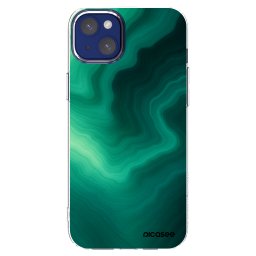 Átlátszó szilikon tok az alábbi mobiltelefonokra Apple iPhone 14 Plus - Malachite