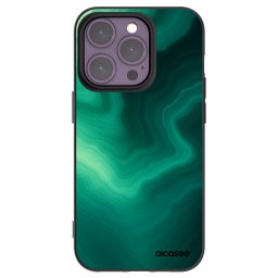 Fekete szilikon tok az alábbi mobiltelefonokra Apple iPhone 14 Pro - Malachite