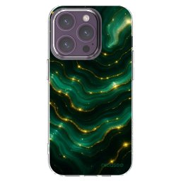 Átlátszó szilikon tok az alábbi mobiltelefonokra Apple iPhone 14 Pro - Emerald