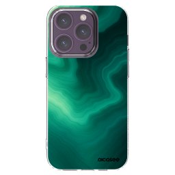 Átlátszó szilikon tok az alábbi mobiltelefonokra Apple iPhone 14 Pro - Malachite