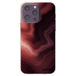 Átlátszó szilikon tok az alábbi mobiltelefonokra Apple iPhone 14 Pro Max - Rouge