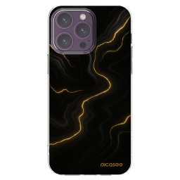Átlátszó szilikon tok az alábbi mobiltelefonokra Apple iPhone 14 Pro Max - Thunder