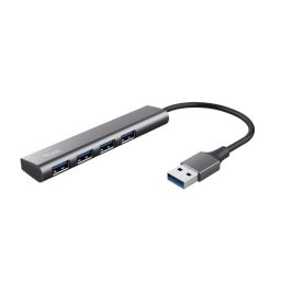 TRUST Halyx Alumínium 4 portos USB 3.2 Gen1 hub