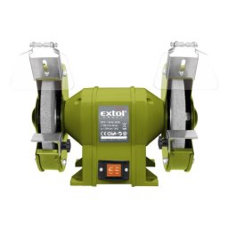 EXTOL CRAFT kettős köszörűgép 350W, száraz, 200×16×20mm; 2950 ford/perc, P36, P80, 11kg