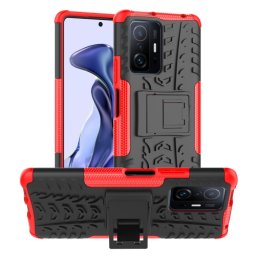 STAND Extra strapabíró tok Xiaomi 11T / 11T Pro piros