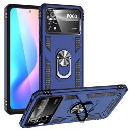 RING Védőtok Xiaomi Poco X4 Pro 5G kék