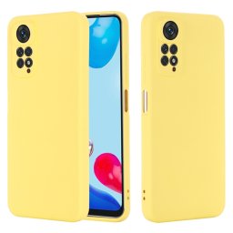 RUBBER Gumi borítás Xiaomi Redmi Note 11 Pro / Pro 5G sárga