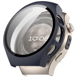 PC FULL COVER Műanyag tok üveggel Huawei Watch 5 46mm INK BLUE készülékhez