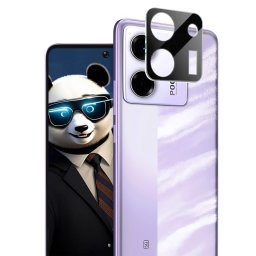 IMAK FULL COVER Üveg Xiaomi Poco M7 Pro 5G fényképezőgéphez BLACK