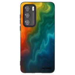 Fekete szilikon tok az alábbi mobiltelefonokra Huawei P40 - Solar
