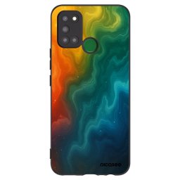 Fekete szilikon tok az alábbi mobiltelefonokra Realme 7i - Solar