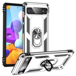 RING tok tartóval a Google Pixel 6a ezüsthöz
