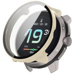 PC FULL COVER Műanyag borítás üveggel Suunto Race S bézs színhez