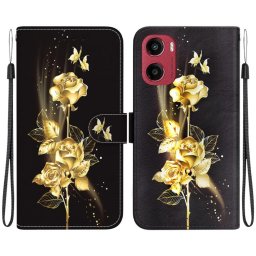 ART Pénztárcahuzat a Motorola Moto G05 / Moto E15 számára GOLD ROSE
